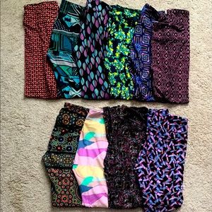 10 pairs of OS Lularoe leggings